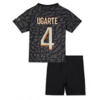 Camisa de time de futebol Paris Saint-Germain Manuel Ugarte #4 Replicas 3º Equipamento Infantil 2023-24 Manga Curta (+ Calças curtas)
